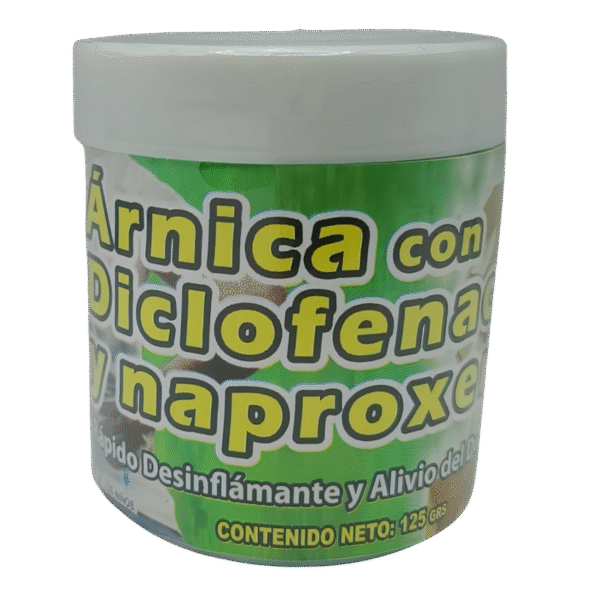 Pomada de Árnica con Diclofenaco y Naproxeno